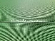 Верхняя часть сжатия конвейерной ленты PVC диаманта зеленого цвета лоснистая матовая ровная