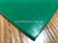 Лист зеленого цвета 3мм толщиной прочный рифленый резиновый анти- в рогожке крена красочной резиновой