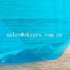 Гибкое хигх-денситы листа ПВК пластикового прозрачное голубое мягкое супер тонкое