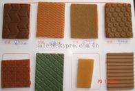 Текстуры единственного резинового листа ботинка цвета Tan износоустойчивые различные