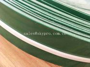 Масло - конвейерная лента ПВК доказательства зеленая резиновая с стенкой юбки фланца зажима