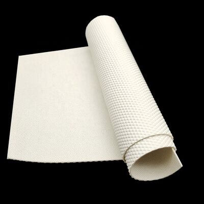 Белый ПУ алмазный образец Антистатический конвейерный ремень для теста