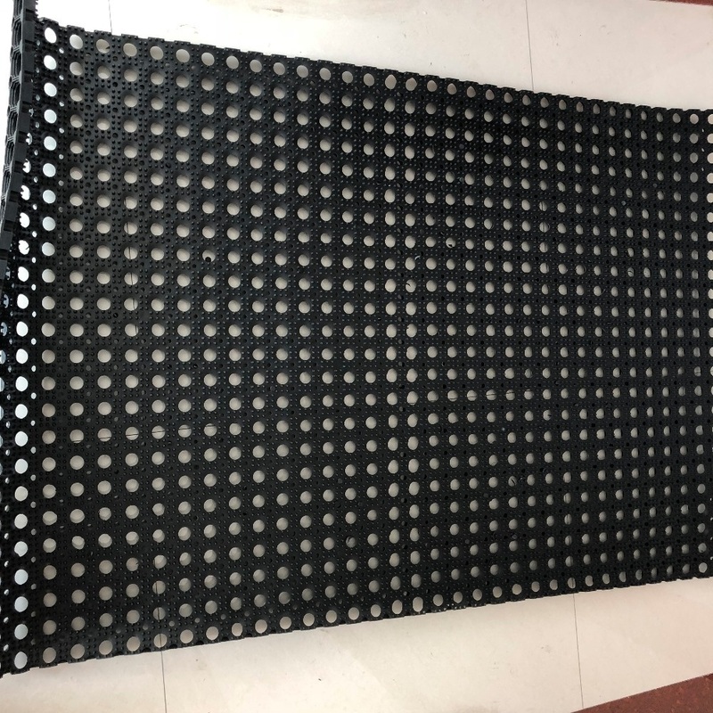 Wholesale Rubber Safety Mat with Drainage Holes 90x150cm 8mm Thickness Waterproof Anti Fatigue Kitchen Flooring